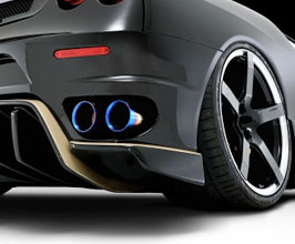 ROWEN World Platinum Aero Rear Under Extension Spoilers for Ferrari F430