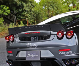 Liberty Walk LB Rear Trunk Spoiler - Version 2 Duck Tail for Ferrari F430 Coupe