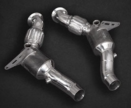 Capristo Sports Catalytic Converters 200 Cell with Heat Blankets (Stainless) for Ferrari F8