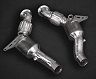 Capristo Sports Catalytic Converters 200 Cell with Heat Blankets (Stainless) for Ferrari F8 Tributo / Spider
