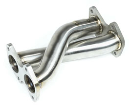 FABSPEED Rear Center Muffler Bypass X-Pipe (Stainless) for Ferrari F8