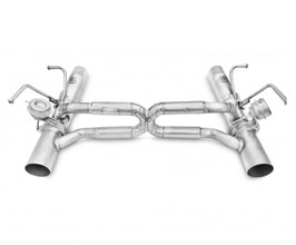 Tubi Style Exhaust System with Valves (Stainless) for Ferrari F8