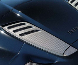 Novitec Engine Cover Vents (Carbon Fiber) for Ferrari F8 Spider