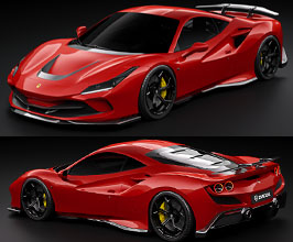 ZACOE Aero Spoiler Lip Kit (Carbon Fiber) for Ferrari F8 Tributo