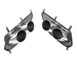 Novitec Tailpipe Exhaust Tips with Mesh Inserts (Stainless) for Ferrari FF