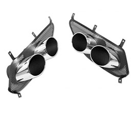Novitec Exhaust Tailpipe Tips with Mesh Insert (Polished) for Ferrari Portofino