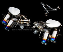 Power Craft Hybrid Exhaust Muffler System with Valves (Stainless) for Ferrari Roma