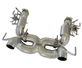 Novitec Power Optimized Exhaust System with Valves and Heat Protection (Stainless) for Ferrari SF90 Stradale / Spider