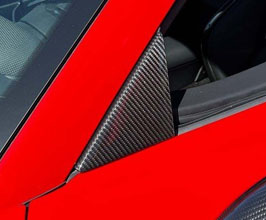 Novitec Side Window Triangle Covers (Carbon Fiber) for Ferrari SF90