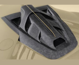 MANSORY F9XX Rear Engine Cover with Roof Air Intake for Ferrari SF90