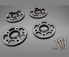 Capristo Wheel Spacers Set with Ti Bolts - Front 11mm and Rear 17mm for Ferrari SF90