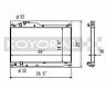 KOYORAD Hyper V 36mm Core Racing Radiator (Aluminum)