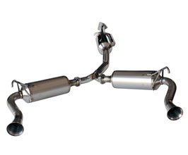 ASM ISDesign Silence Exhaust System with Dual Outlets (Stainless with Titanium) for Honda S2000 AP