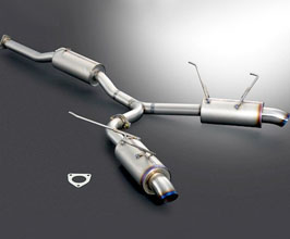 Js Racing SUS Plus Exhaust System with Ti Tips - Dual 60RS (Stainless) for Honda S2000 AP