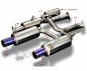 TODA RACING High Power Muffler Exhaust System V2 for TODA 2.4L - 70mm (Stainless) for Honda S2000 AP1/AP2 F20C/F22C