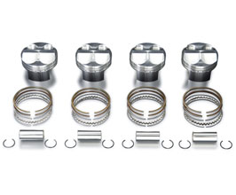 TODA RACING Forged Pistons - 87.5mm Bore with Ultra High Compression for Honda S2000 AP