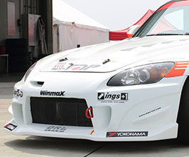 INGS1 N-SPEC Type-2 Front Bumper with Integrated Under Panel (FRP) for Honda S2000