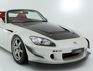 Amuse Legalo Face Front Bumper and 25mm Wide Fenders for Honda S2000 AP