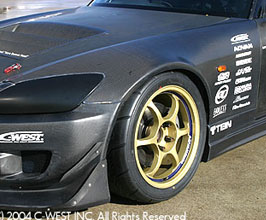 C-West Front 10mm Wide Fenders for Honda S2000 AP