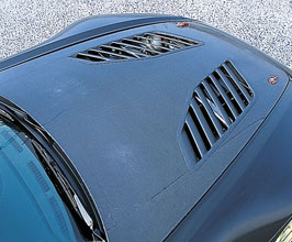 C-West Super Aero Front Hood Bonnet with Louver Vents (Dry Carbon Fiber) for Honda S2000 AP1/AP2