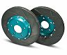 Project Mu SCR Pure Plus6 Rotors - Rear 1-Piece Slotted for Honda S2000 AP1/AP2