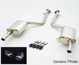 AIMGAIN JATA Inspection Compatible Exhaust System (Stainless) for Infiniti Fuga Y51