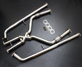 Sense Brand HyperBoost REV Racing Spec Front and Mid Pipes - Straight Ver (Stainless) for Infiniti Fuga Y51