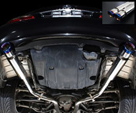Sense Brand D-Sports RustiveR Exhaust System with Quad Tips (Stainless) for Infiniti Fuga Y51