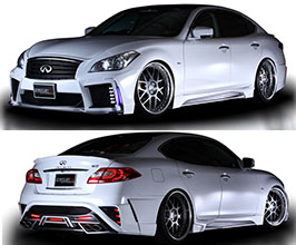 Black Pearl Complete Jewelry Line Crystal Series Body Kit (FRP) for Infiniti Fuga Y51