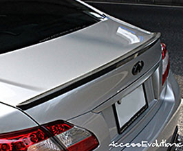 Access Evolution EXS Exclusive Sport Rear Trunk Spoiler (Carbon Fiber) for Infiniti Fuga Y51