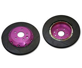 Biot 3-Piece D Nut Type Brake Rotors - Rear 350mm for Infiniti Q70 with Sport Calipers