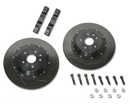 Border Racing Axefette GTR R35 Caliper Mounting Kit with Biot 3-Pc Rotors - Rear 380mm for Nissan Q70 / M37 / M56 with 350mm Rear Rotors