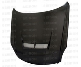 Seibon JS Style Front Hood Bonnet with Vents (Carbon Fiber) for Infiniti Skyline V35