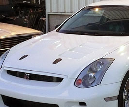 TOP SECRET G-FORCE Front Hood Bonnet with Vents for Infiniti Skyline V35