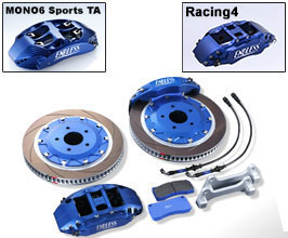 Endless Brake Caliper Kit - Front MONO6 Sports TA 370mm and Rear Racing4 332mm for Infiniti Skyline V35