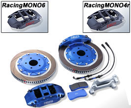 Endless Brake Caliper Kit - Front Racing MONO6 370mm and Rear Racing MONO4r 332mm for Infiniti G35 Coupe V35 with Brembo Calipers