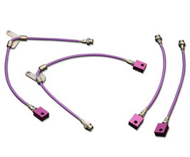 Biot Teflon Brake Lines (Stainless) for Infiniti G35 AT with Brembo Calipers