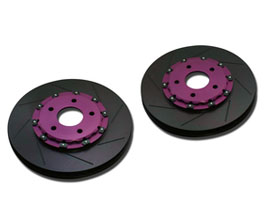 Biot 2-Piece Gout Type Brake Rotors - Front 324mm for Nissan G35 Coupe with Brembo Calipers