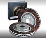 DIXCEL FC Type Heat-Treated High-Carbon Curved Slits Disc Rotors - Rear for Infiniti G35 Coupe with Brembo Calipers