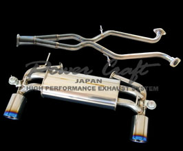 Power Craft Hybrid Exhaust Muffler System with Valves (Stainless) for Infiniti Skyline V36