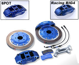 Endless Brake Caliper Kit - Front 6POT 370mm and Rear RacingBIG4 355mm for Infiniti G37 Coupe CKV36 6MT Sport