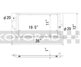 KOYORAD Racing Radiator (Aluminum) for Infiniti Skyline V37