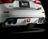 BLITZ NUR-Spec VSR Quad Exhaust System for BLITZ Diffuser (Stainless / Ti Tips)