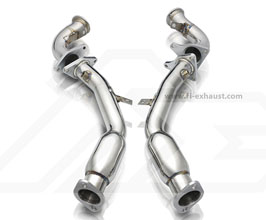 Fi Exhaust Ultra High Flow Cat Bypass Downpipes (Stainless) for Infiniti Skyline V37