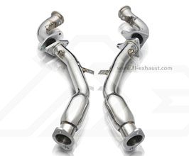 Fi Exhaust Ultra High Flow Cat Bypass Downpipes (Stainless) for Infiniti Q50 S 3.0t VR30DETT/VQ37VHR