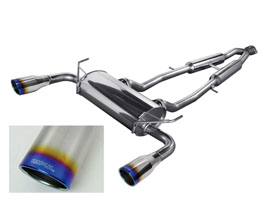 Impul Blast II Muffler Exhaust System (Stainless with  Ti Tips) for Infiniti Q50 RWD VQ35HR/VQ37VHR (Incl Hybrid)
