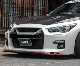 Liberty Walk LB Aero Front Bumper with Diffuser for Infiniti Skyline V37