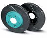 Project Mu SCR 1-Piece Slotted Rotors - Front for Infiniti Q50 Sport with 4POT Calipers