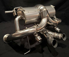 Brilliant Exhaust System with Valves and Racing Cat Bypass Pipes (Stainless) for Lamborghini Aventador S LP740