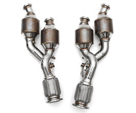 FABSPEED Sport Catalytic Converters - 200 Cell (Stainless) for Lamborghini Aventador